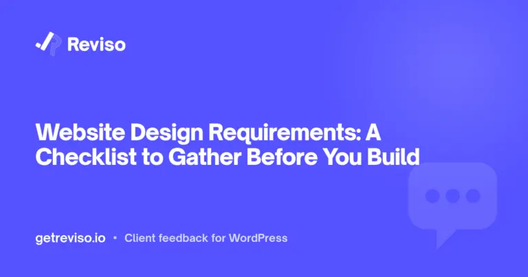 Website Design Requirements: A Checklist to Gather Before You Build