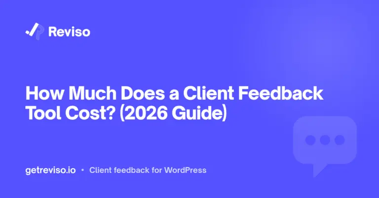 How Much Does a Client Feedback Tool Cost? (2026 Guide)